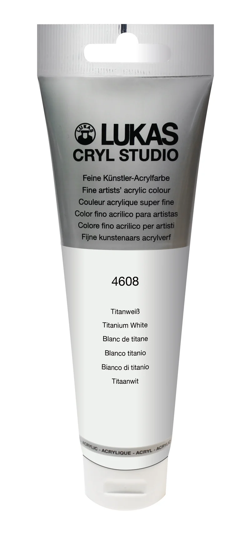 LUKAS CRYL Studio - 4608 Titanweiß (125/250/500ml)