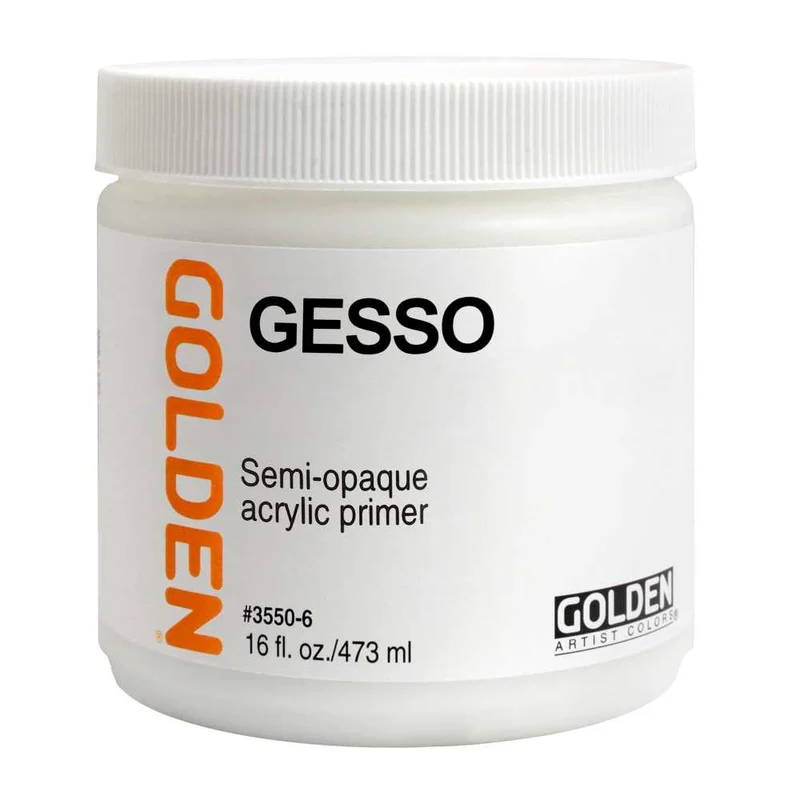 Akrylový šeps GOLDEN Gesso biely základný náter