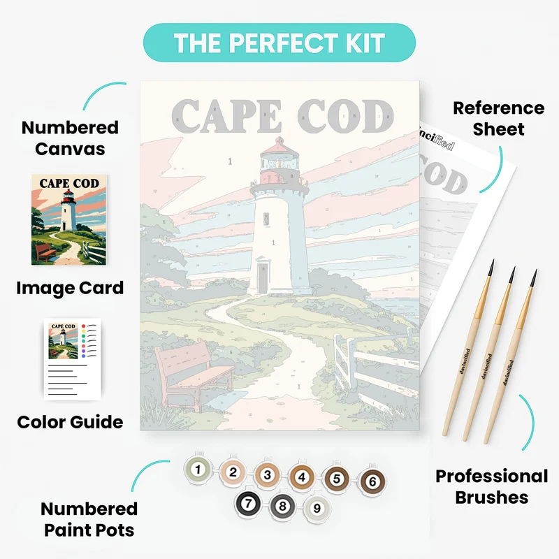 Cape Cod - Paint by Numbers Kit