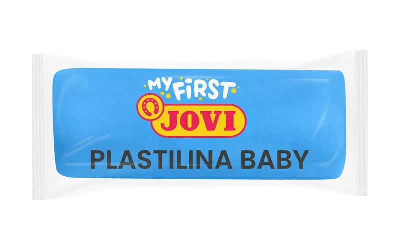 Plastilina naturale morbida Jovi My First 10 x 38 g blu in secchiello