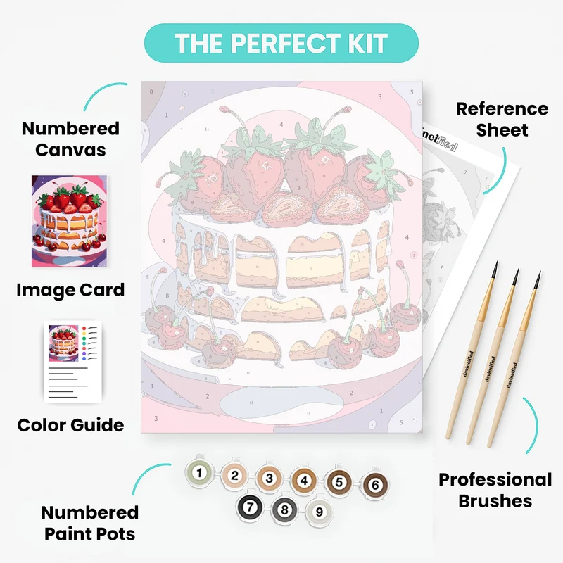 Sweet Berry Delight - Paint by Numbers Kit