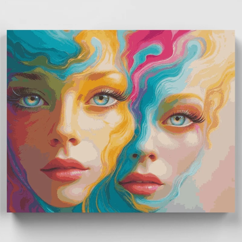 Ethereal Duality - Paint by Numbers Kit