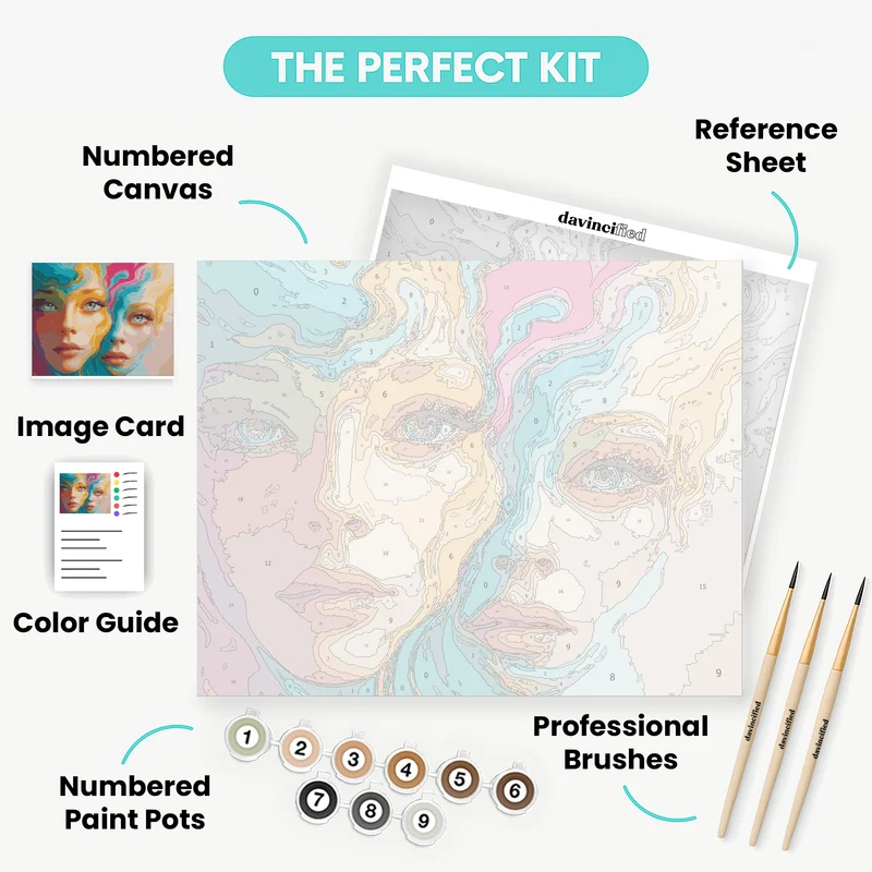 Ethereal Duality - Paint by Numbers Kit
