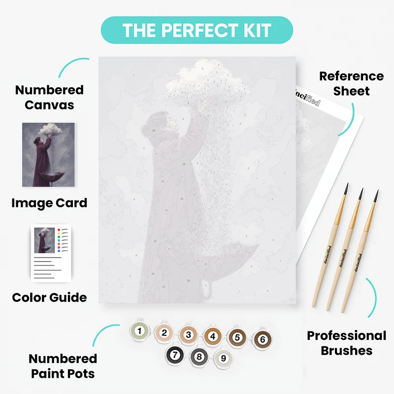 Rain Reversed - Paint by Numbers Kit