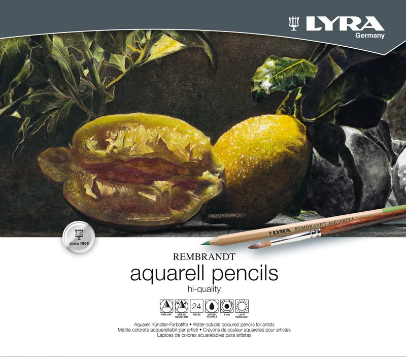 NEU: LYRA Rembrandt Aquarell-Stifte (12/24-teilig)
