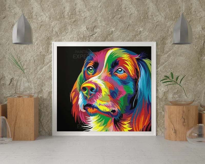 Diamond Painting Bunter Labrador