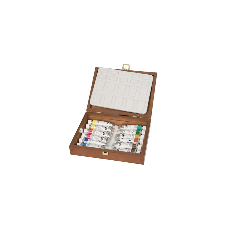 Schmincke | Horadam Aquarell Holzkasten 12 x 15ml Tuben