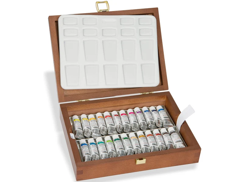 Schmincke | Horadam Aquarell Holzkasten 24 x 5ml Tuben