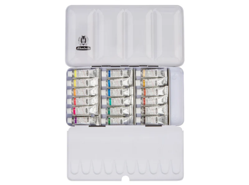 Schmincke | Horadam Aquarell Metallkasten 18 x 5ml Tuben