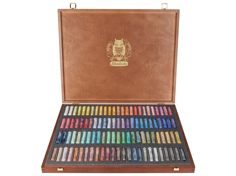 Schmincke | PASTELL Holzkasten Premium 100 Stifte