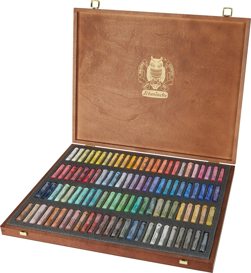 Schmincke | PASTELL Holzkasten Premium 100 Stifte