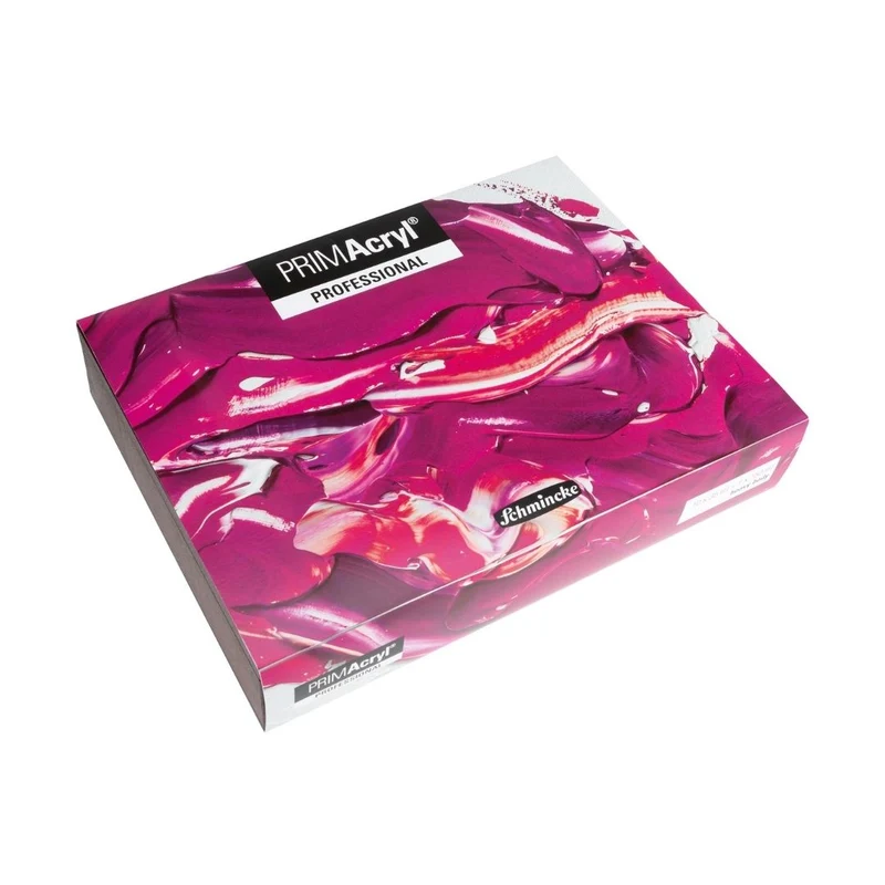 Schmincke | PRIMAcryl Holzkasten mit 10 x 35ml Tuben, Hilfsmitteln und Pinseln