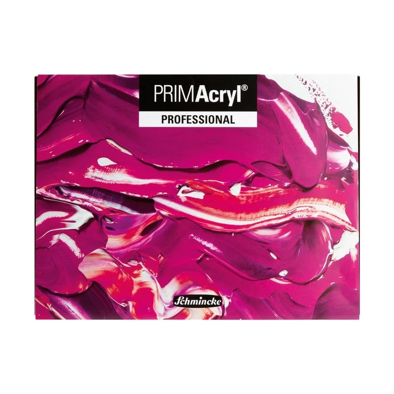 Schmincke | PRIMAcryl Holzkasten mit 10 x 35ml Tuben, Hilfsmitteln und Pinseln