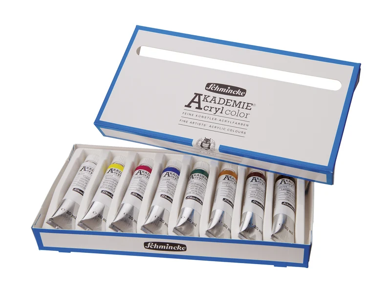 Schmincke | AKADEMIE Acrylset mit 8 x 20ml Tuben