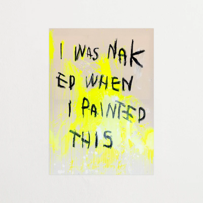I was naked