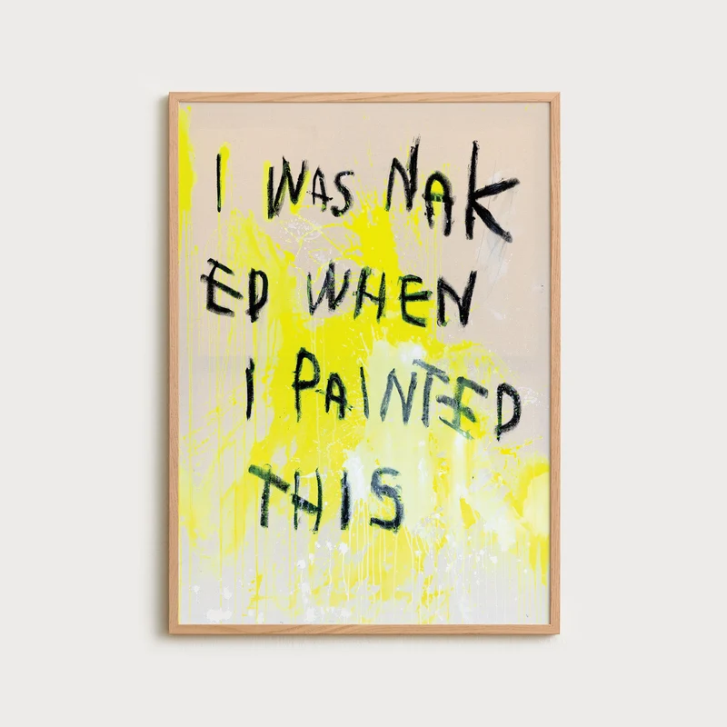 I was naked