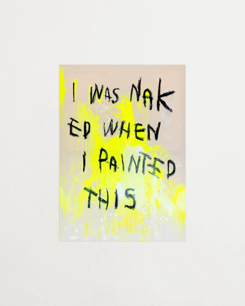 I was naked