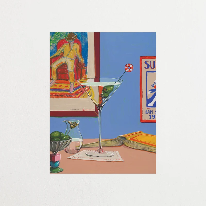 A vodka martini