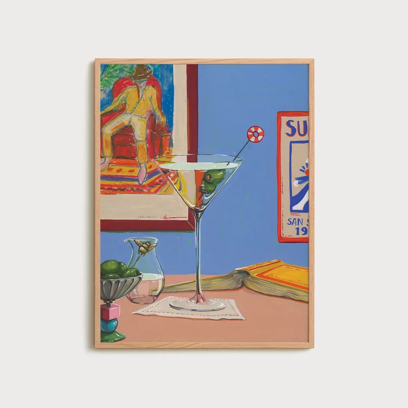 A vodka martini