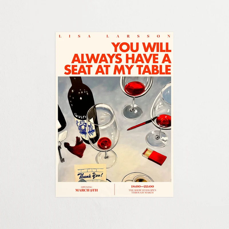 You will always have a seat at my table 1