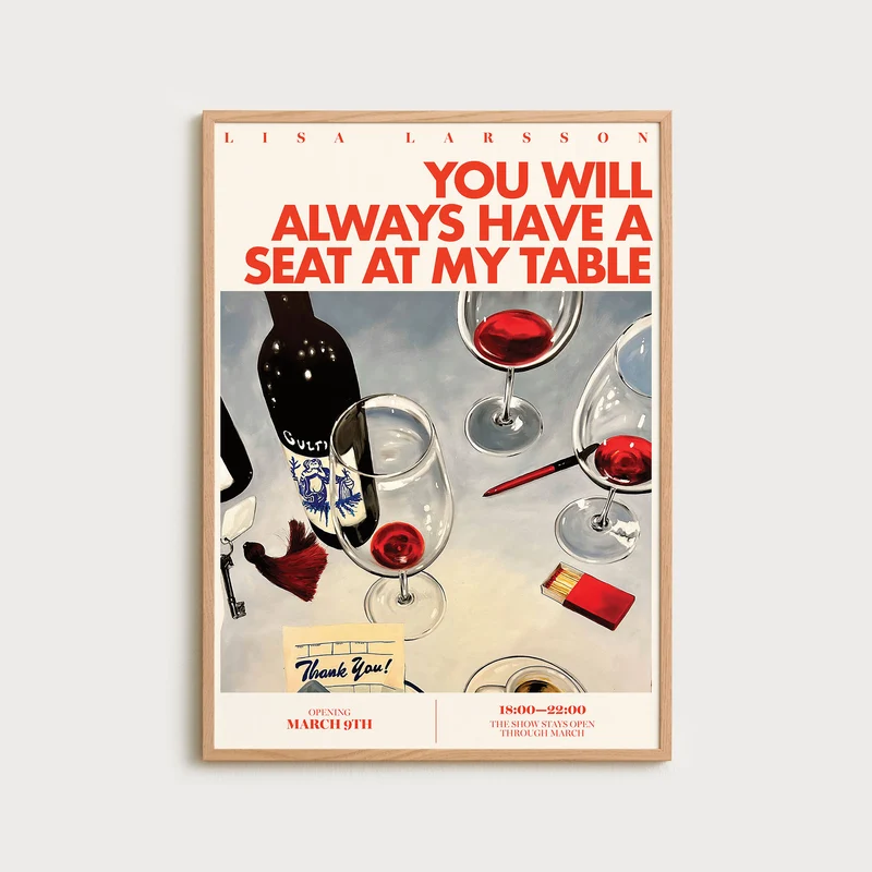 You will always have a seat at my table 1