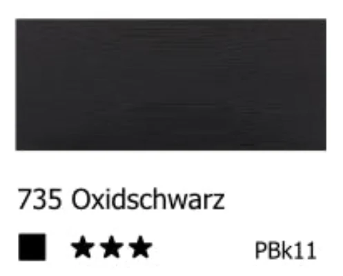 AMSTERDAM Acryl Standard - Oxidschwarz 735 (120ml)