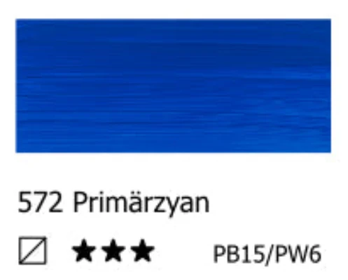 AMSTERDAM Acryl Standard - Primärcyan 572 (120ml)