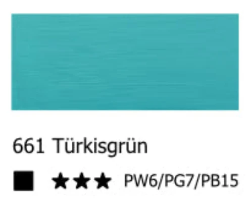 AMSTERDAM Acryl Standard - Türkisgrün 661 (120ml)