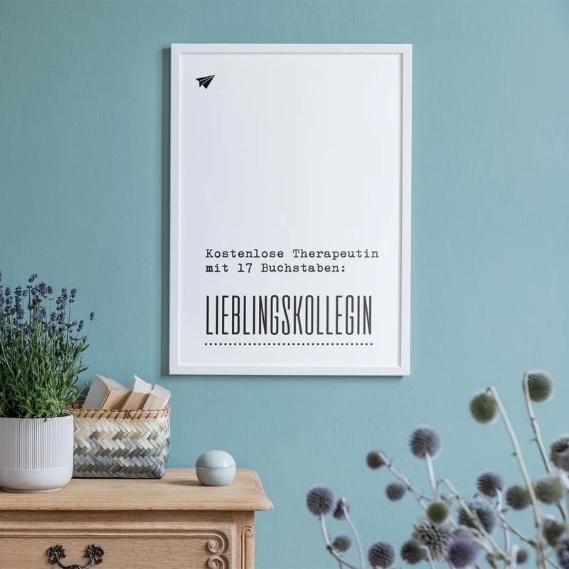 Kostenlose Therapeutin - Poster