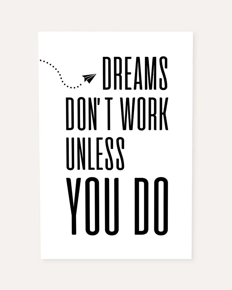 Dreams don't work - Poster