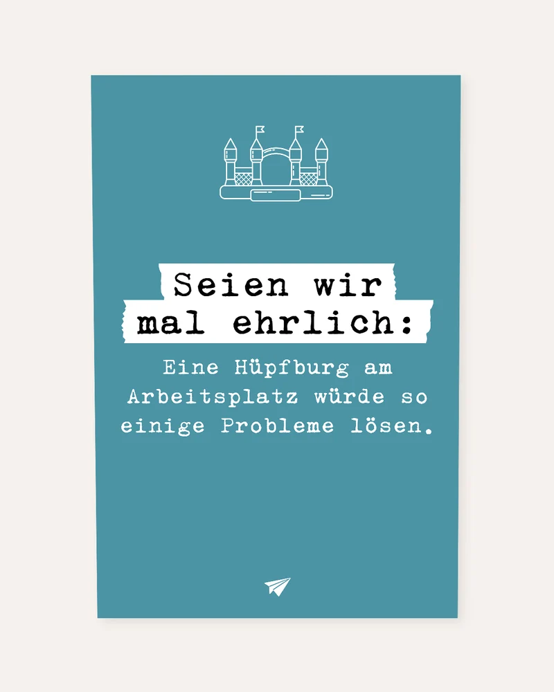 Hüpfburg - Poster