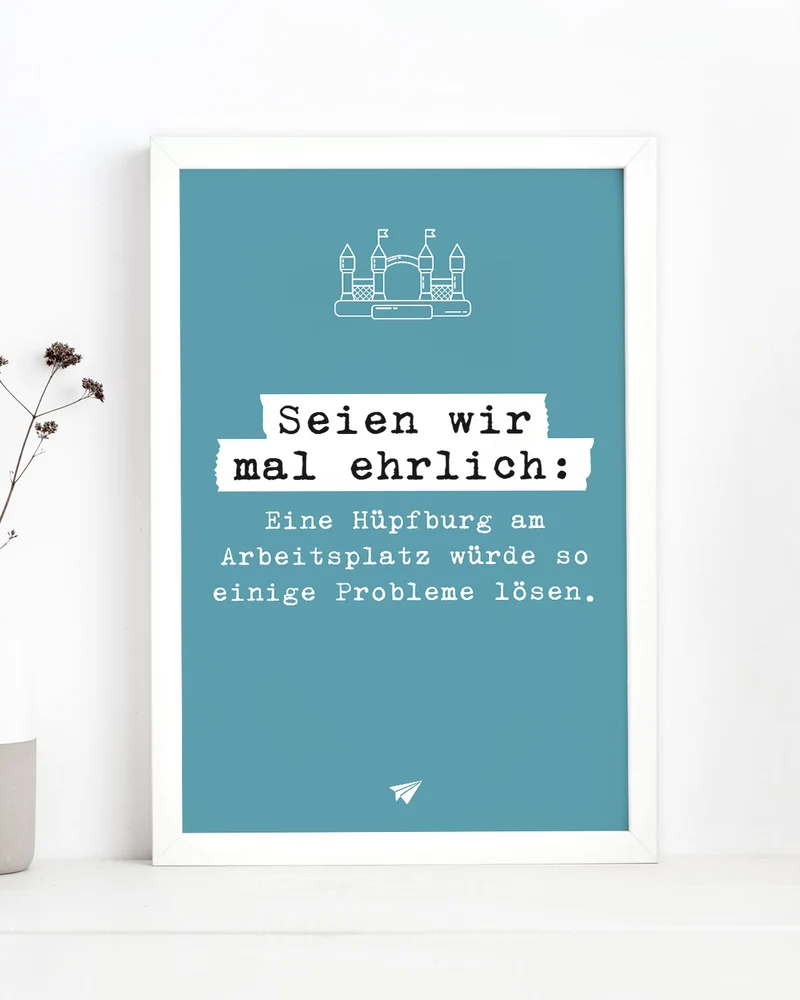 Hüpfburg - Poster