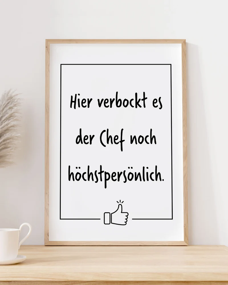 Hier verbockt es der Chef - Poster