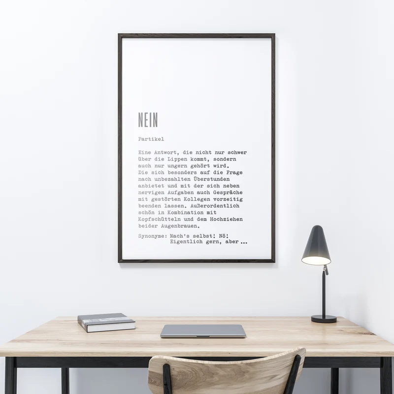 Definition Nein - Poster