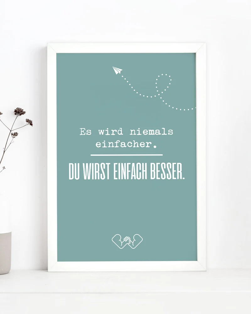 Es wird niemals einfacher - Poster
