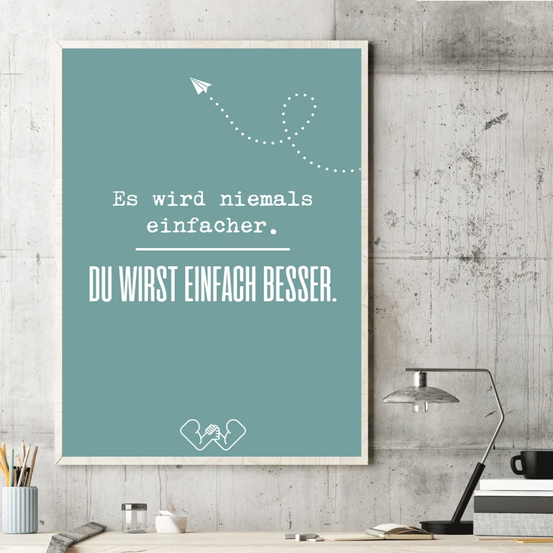 Es wird niemals einfacher - Poster