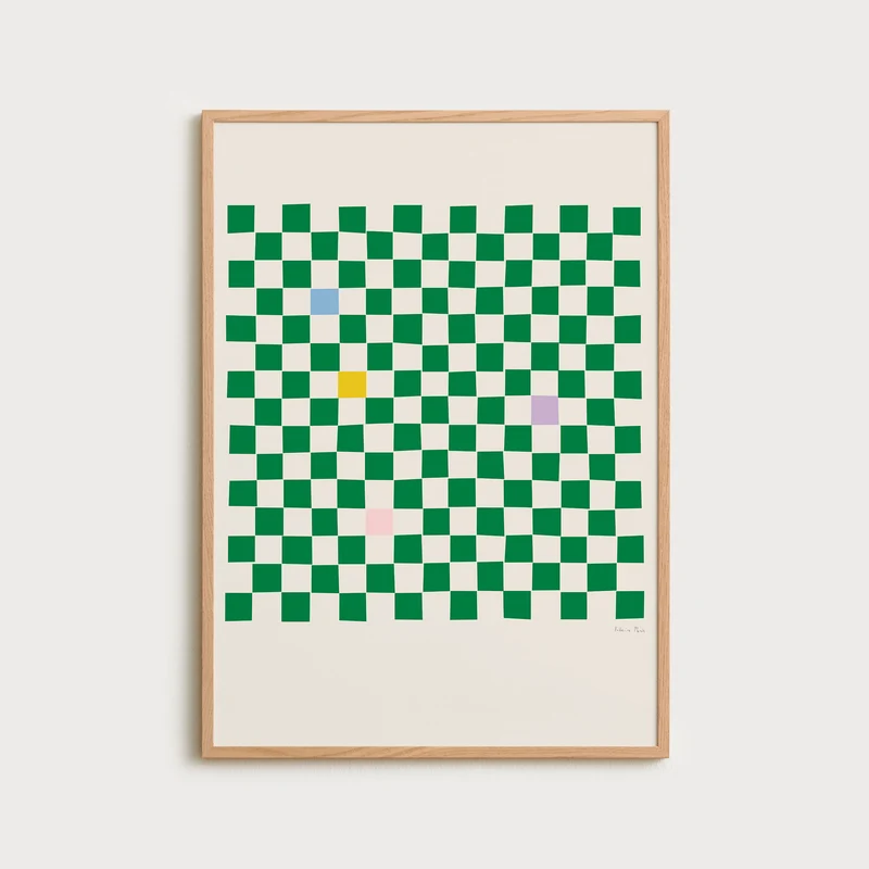 Rutig verde