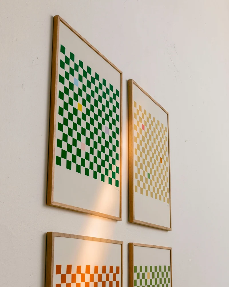 Rutig verde