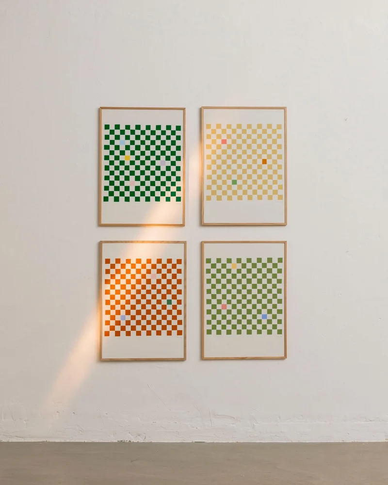 Rutig verde