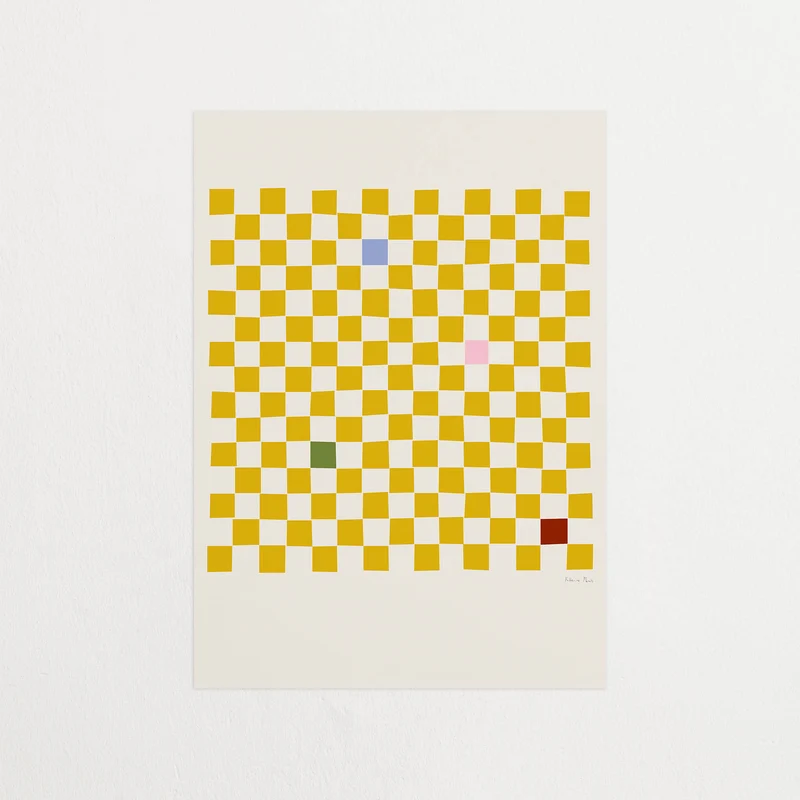 Rutig mustard