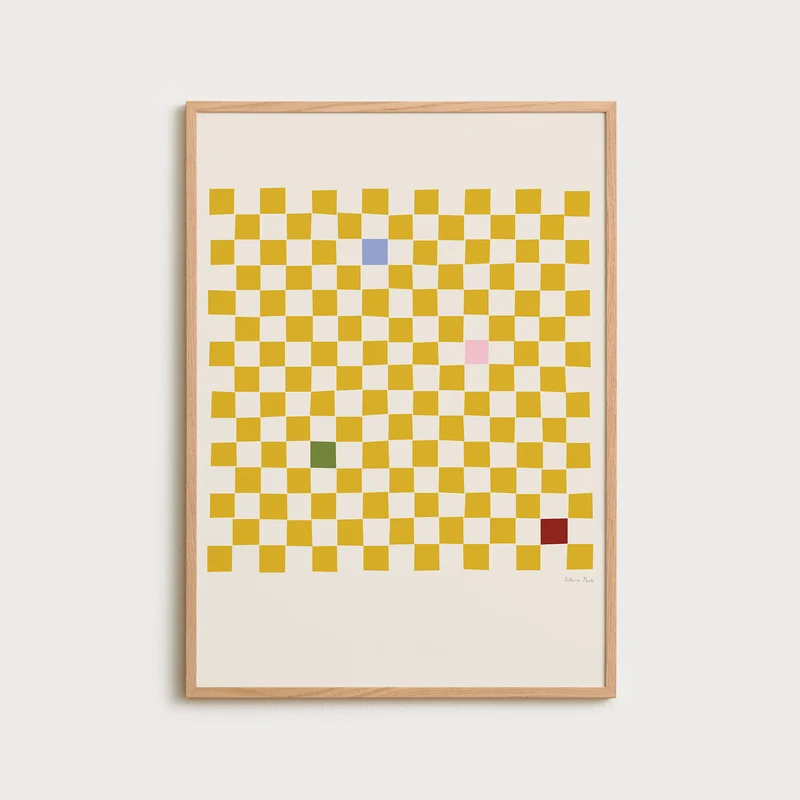 Rutig mustard