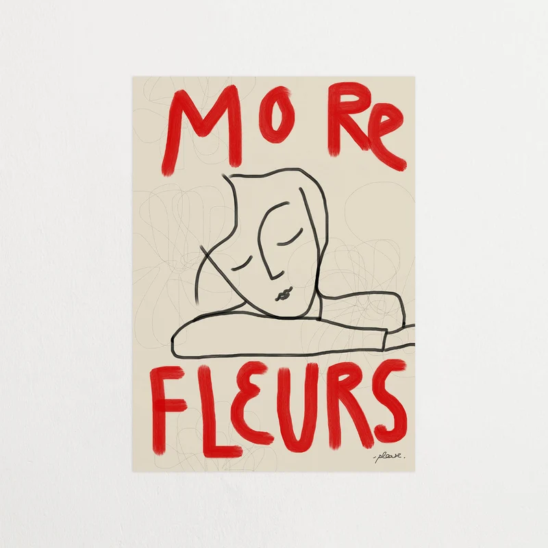 More fleurs red