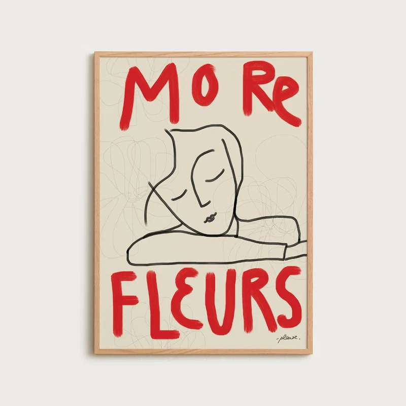 More fleurs red