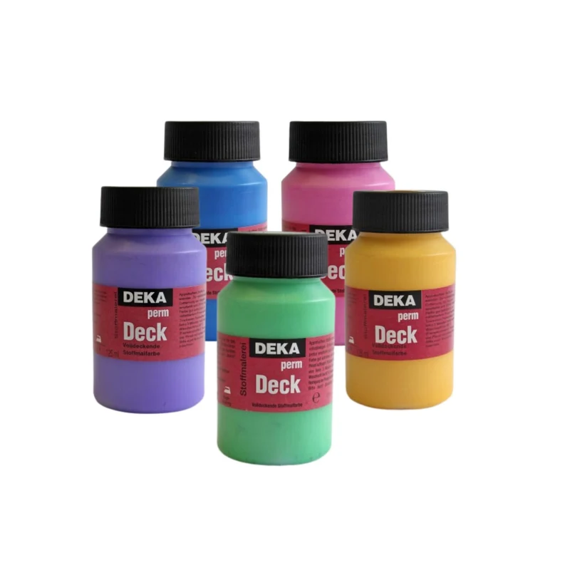 Deka | Perm-Deck Stoffmalfarbe 125ml für dunkle Stoffe und kreative Textilgestaltung