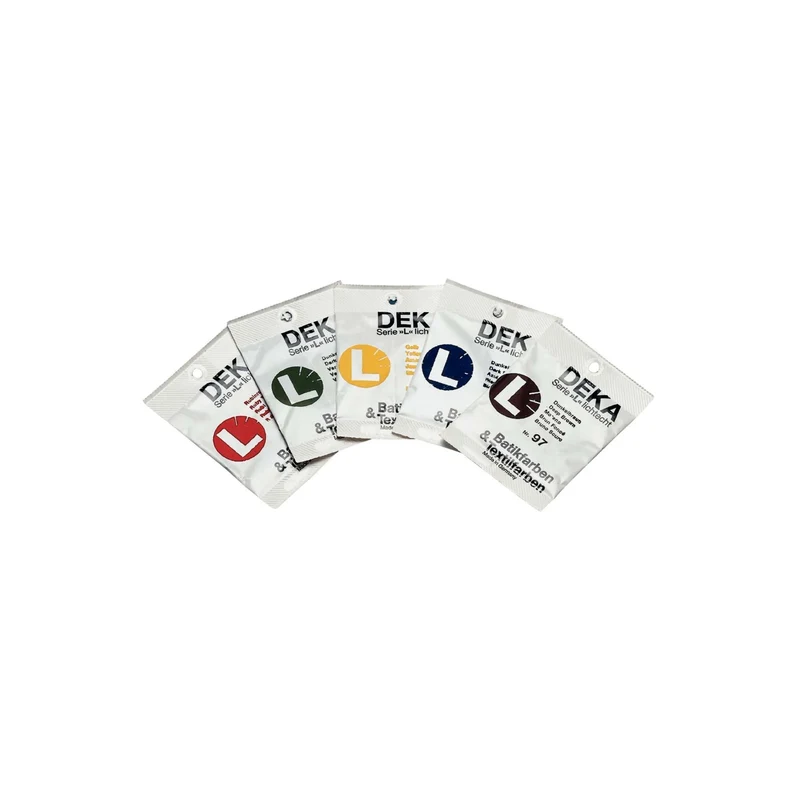 Deka | Batikfarbe Serie L Textilfarbe Batik für kreative Muster und Färbetechniken, 10g Beutel