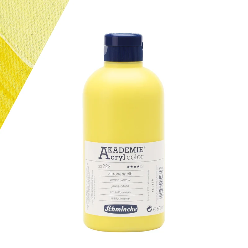 Schmincke | AKADEMIE Acryl color Acrylfarbe 500ml Flaschen