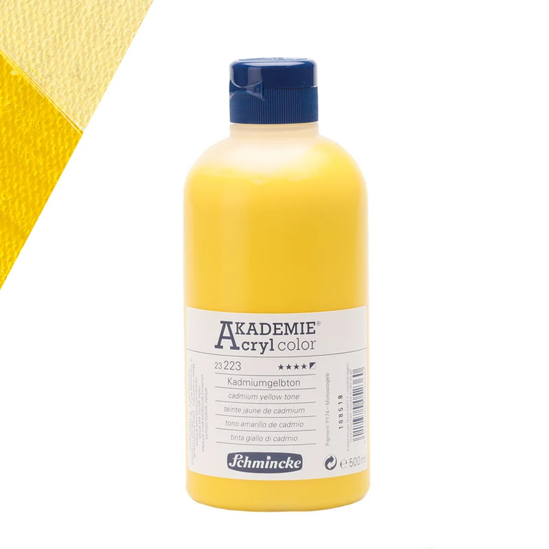 Schmincke | AKADEMIE Acryl color Acrylfarbe 500ml Flaschen
