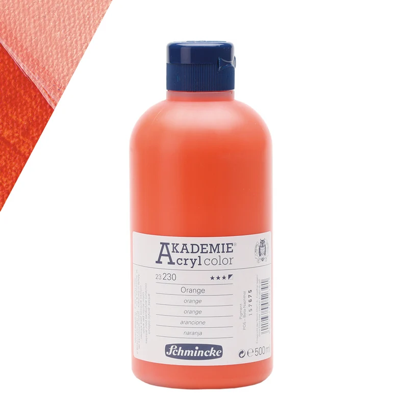 Schmincke | AKADEMIE Acryl color Acrylfarbe 500ml Flaschen