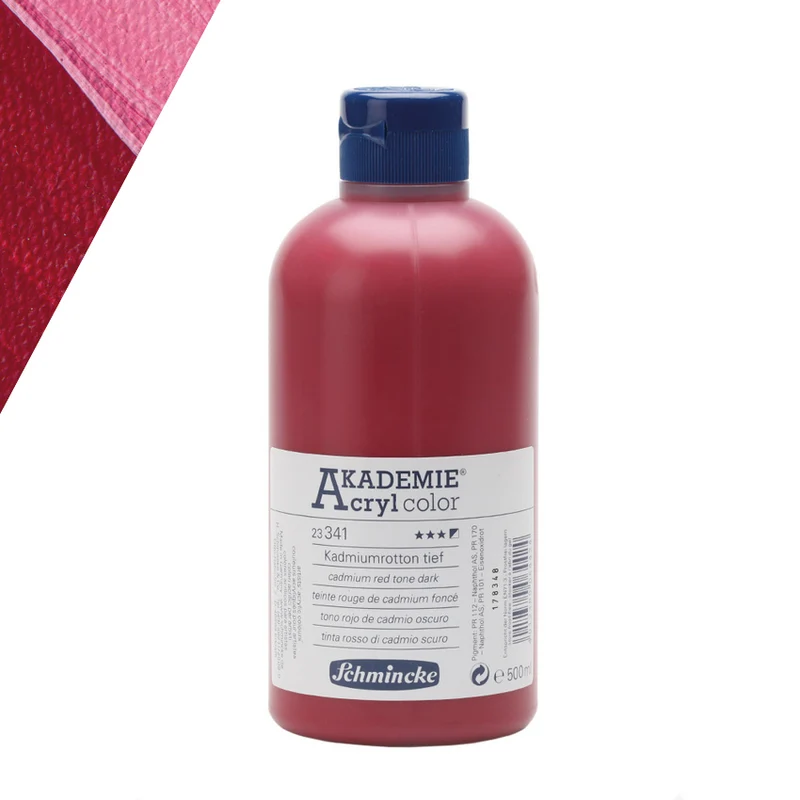 Schmincke | AKADEMIE Acryl color Acrylfarbe 500ml Flaschen