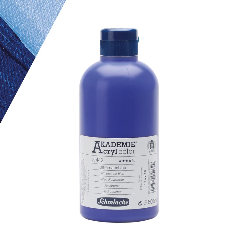 Schmincke | AKADEMIE Acryl color Acrylfarbe 500ml Flaschen